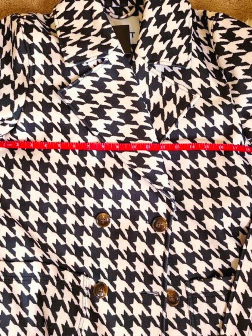 NVLT Belted Lined Herringbone Trench Coat - Size Medium NWT - Picture 12 of 12